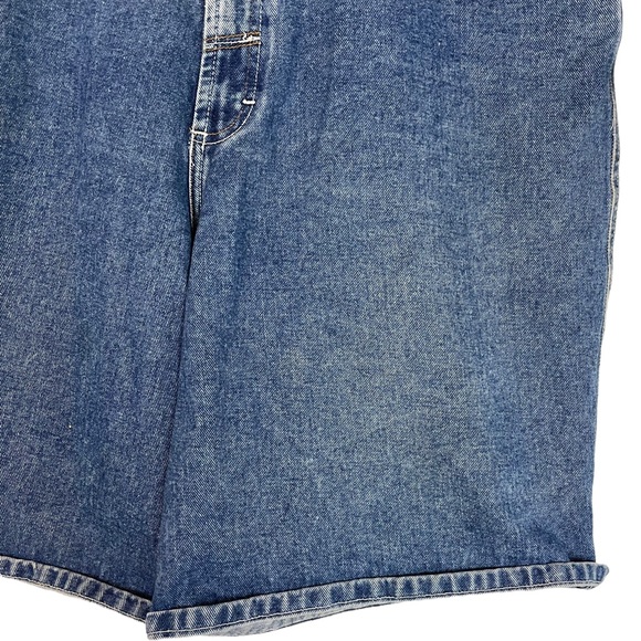 Vintage 1990s BUM Equipment Embroidered Logo Patch Spell-out Mens W38 Shorts - Picture 5 of 16